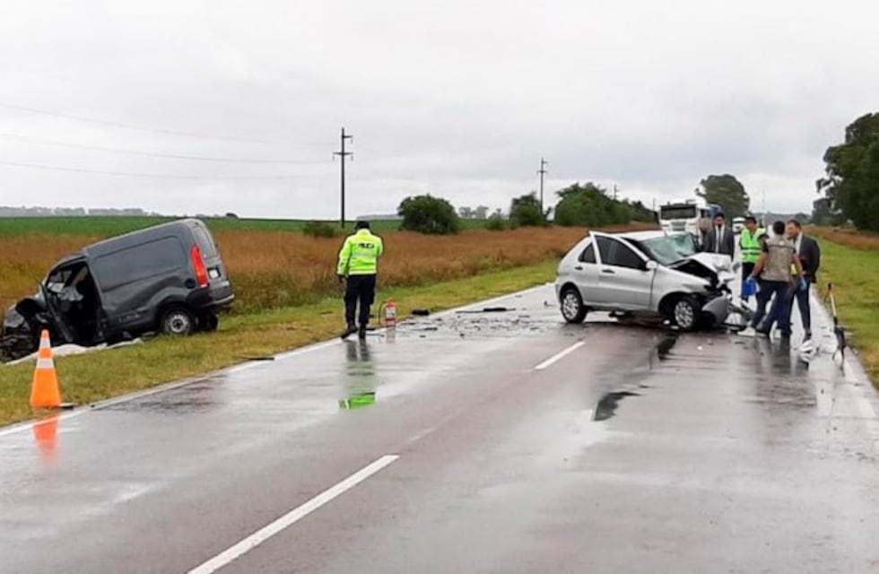 Dos muertos en un choque frontal en la Ruta Provincial N° 1 cerca de Catriló