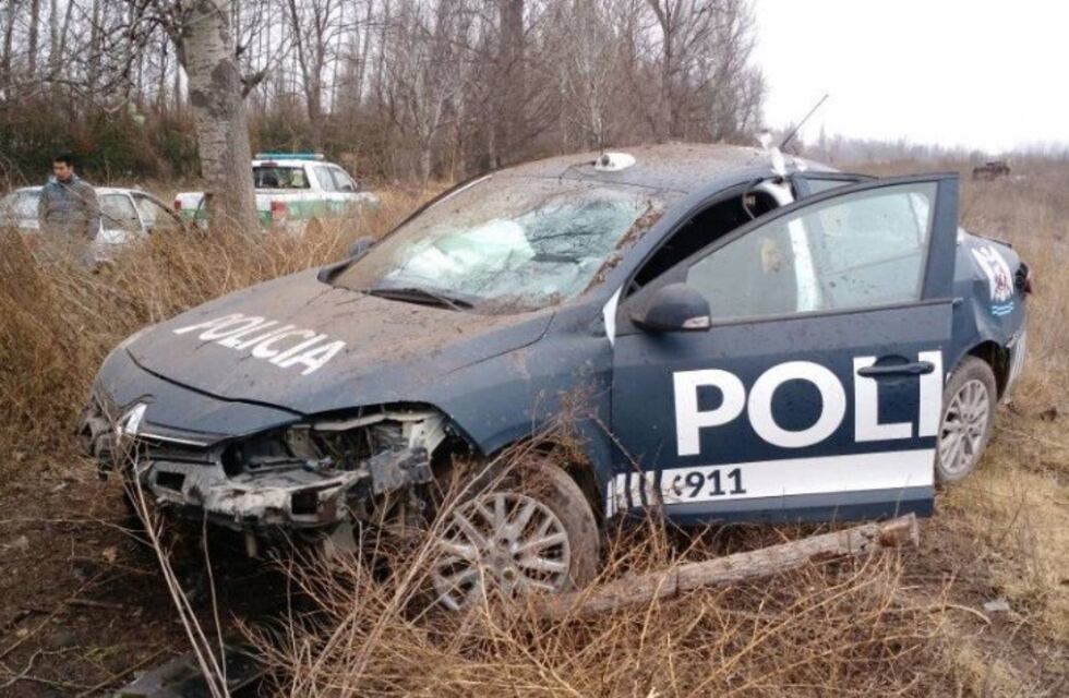Valle de Uco: dos policías se salvaron de milagro