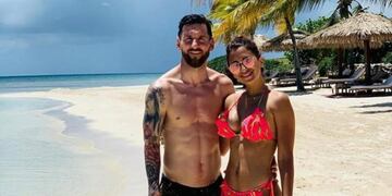 Las vacaciones de Lionel Messi y Antonela Roccuzzo (Foto: Instagram)