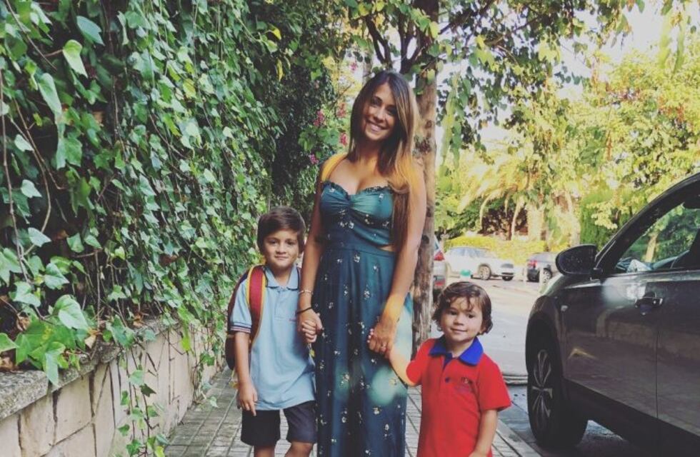 Nace un Potterhead: Antonella Roccuzzo compartió la remera especial de Mateo Messi