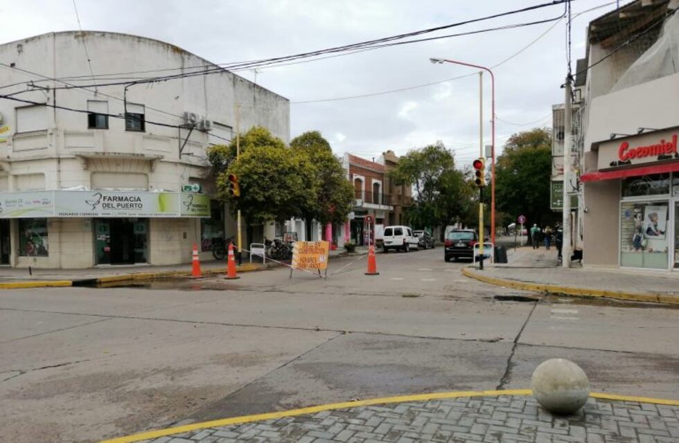 Obra de repavimentación en calle Paso