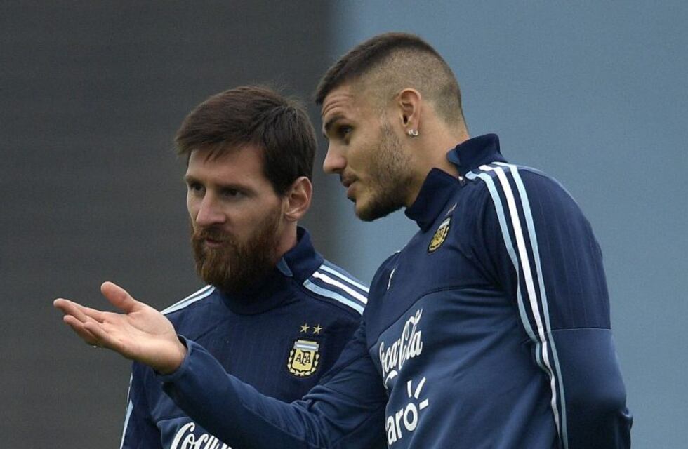 Así se entrenan Messi e Icardi con la mente puesta en Uruguay