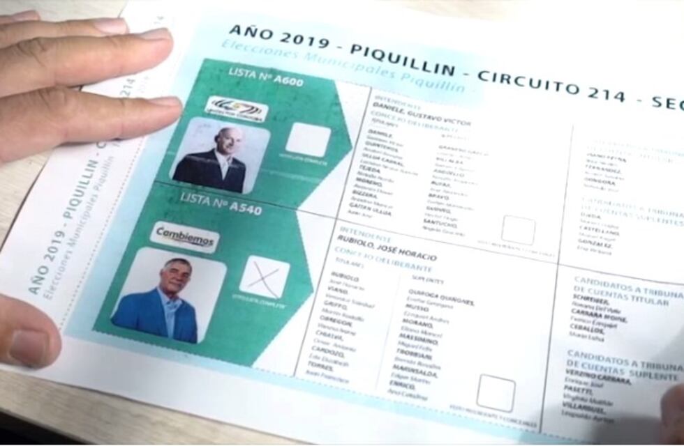 Piquillín votará para intendente por primera vez con boleta única