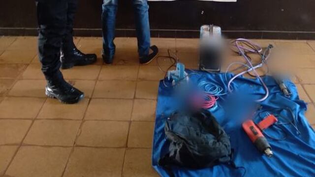 Puerto Iguazú: recuperan varios objetos robados y detienen a un joven implicado en el hecho.