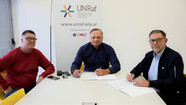 Convenio firmado entre la UNRaf y la UOM