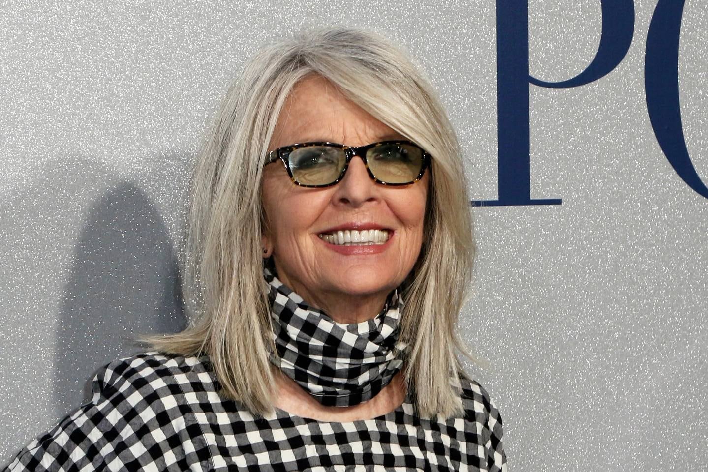 Diane Keaton, en una alfombra roja de 2019. (AP)