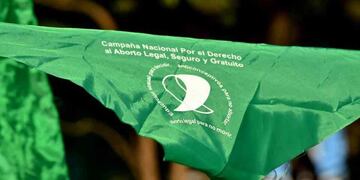 El pañuelo verde es el símbolo de la lucha por el aborto legal.