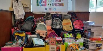 Finalizó la campaña "Mochilas Solidarias"