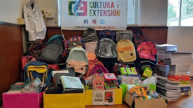 Finalizó la campaña "Mochilas Solidarias"