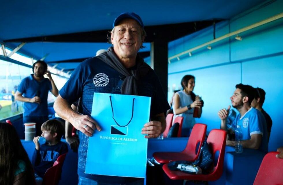 Daniel Aráoz, hincha del Potro y de Belgrano