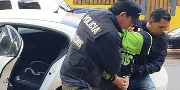 Trasladaron a Posadas al quinto detenido por el robo a Ivess\u002E (Foto: Policía de Misiones)