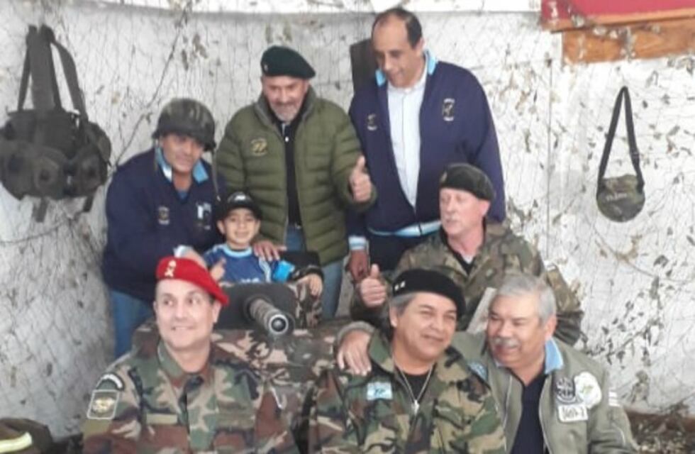 Miqueas, el nene cordobés que festejó sus 5 añitos con veteranos de Malvinas