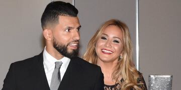 hotel city center el 30/06/2017 \r\nSergio Agüero y su pareja Karina en la boda de Lionel Messi y Antonela Rocuzzo en Rosario, Argentina, el 30/06/2017\u002E\r\nC foto: Jose Almeida/dpa rosario santa fe sergio aguero karina la princesita fiesta casamiento boda del futbolista argentino jugador de futbol se caso con su pareja futbolistas y amigos invitados