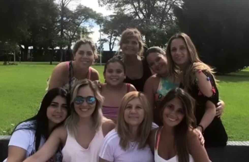 Antonela Roccuzzo y las mujeres de la familia Messi cerraron el año juntas