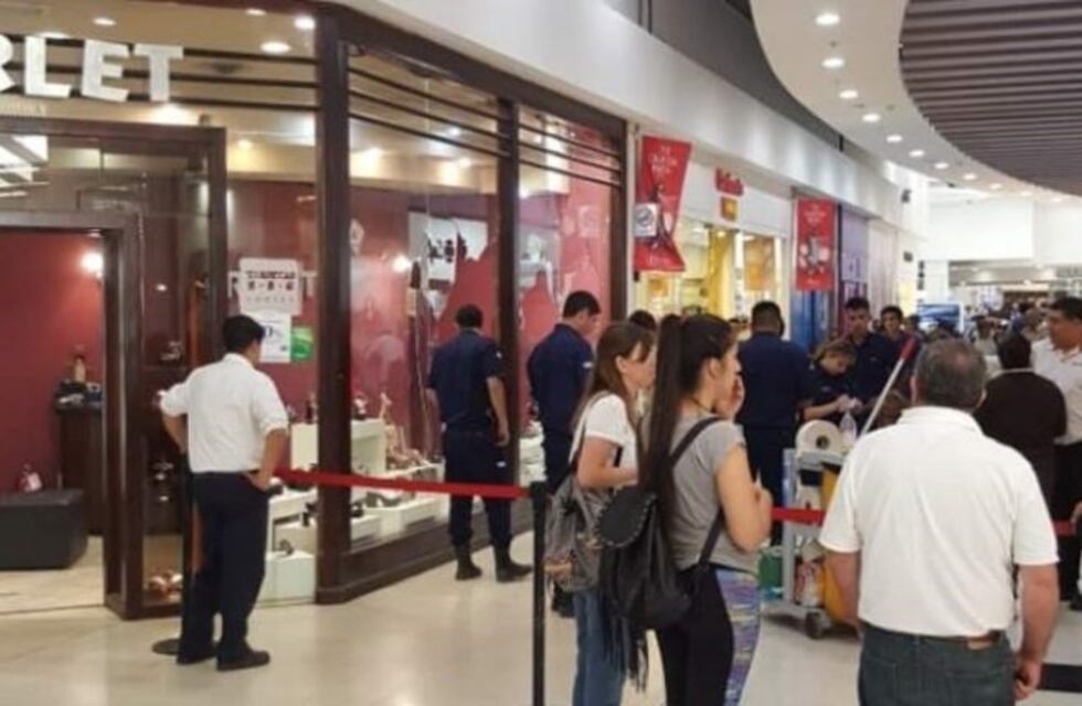 Enfurecida, ex empleada destrozó a martillazos dos locales comerciales