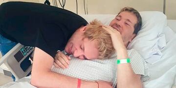 Tomasito visitó a Guido Süller en el Hospital Austral de Buenos Aires