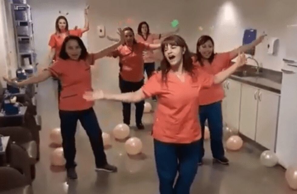 Enfermeras armaron una coreografía para enseñar a lavarse las manos