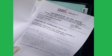 El joven presentó el certificado negativo para poder ingresar a Misiones\u002E