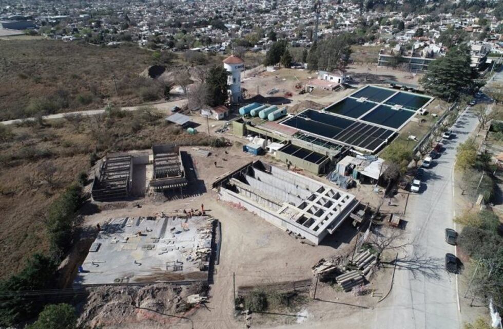 Alta Gracia: ya se ejecutó el 65% de la ampliación de la planta potabilizadora