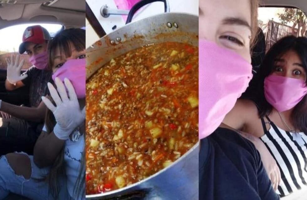 Punta Alta: jóvenes solidarios reparten almuerzos y meriendas