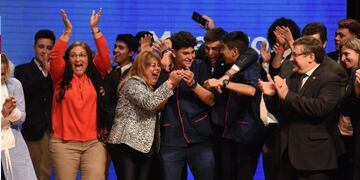 Los chicos recibieron las felicitaciones, en persona, del presidente Mauricio Macri\u002E