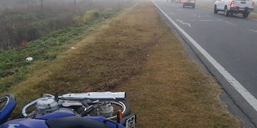 El siniestro se produjo a primera hora en el sudoeste del Gran Rosario\u002E (@hernanfunes)