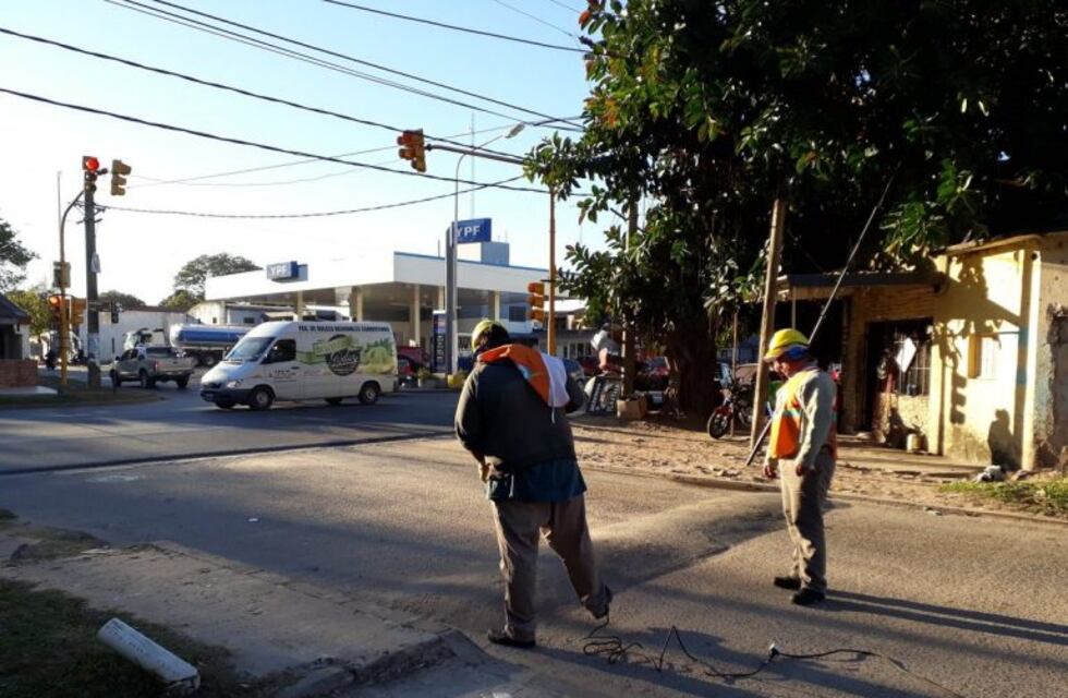 Comenzaron las tareas para quitar los lomos de burro en mal estado