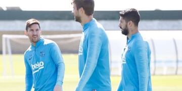 Lionel Messi se reincorporó a los trabajos del Barcelona luego de abandonar la concentración de la Selección Argentina\u002E Twitter/FCBarcelona_es