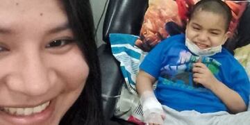 El pequeño que padece cáncer\u002E