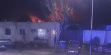 Incendio en San Vicente