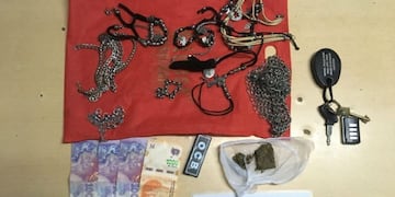 Robo y menor detenido