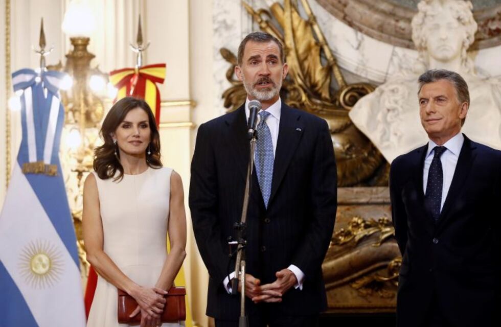 El Rey de España visitó la Casa Rosada y manifestó su apoyo al plan económico del Gobierno