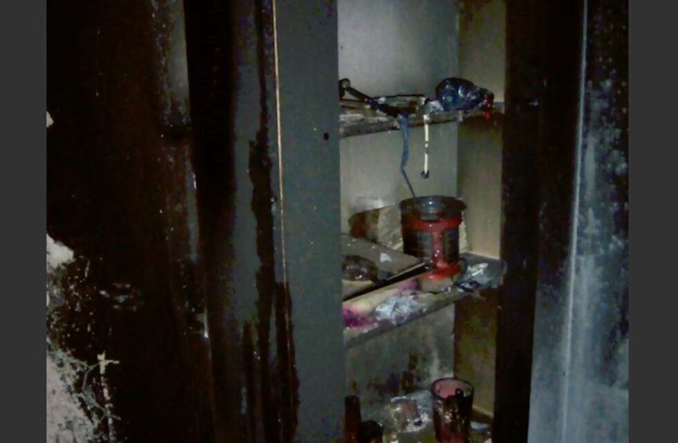 Drástico incendio en una casa de Carlos Paz