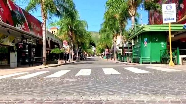 Villa Carlos Paz inmersa en un silencio histórico en plena Semana Santa\u002E