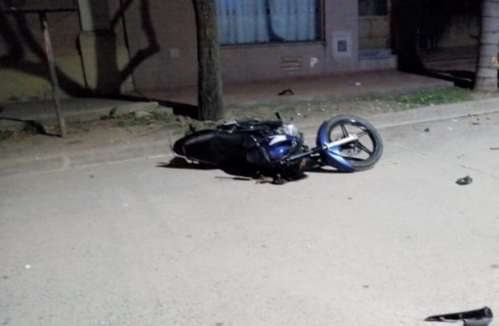 Falleció un hombre de 25 años en un accidente de moto en Sacanta