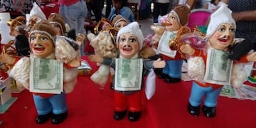 El Ekeko, en la Feria de la Alasita, en Jujuy