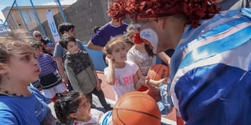 Nuevo playón de básquet - Ushuaia\u002E