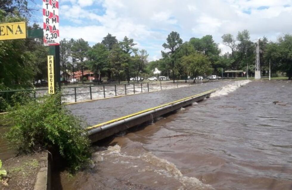 Importante creciente del Río Santa Rosa