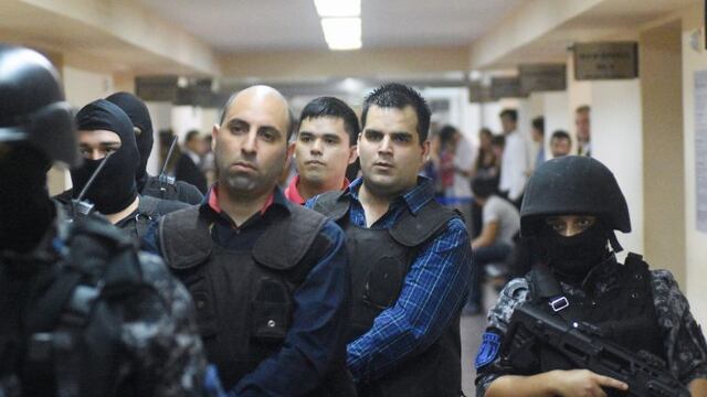 Rosario, 06 de Marzo de 2017nComenzo esta mau00f1ana el juicio por la muerte del Pajaro Cantero , jefe de la banda de Los Monos , los imputados son , Pollo Bassi , Cristian Damario , muu00f1oz.nFoto: JUAN JOSE GARCIA