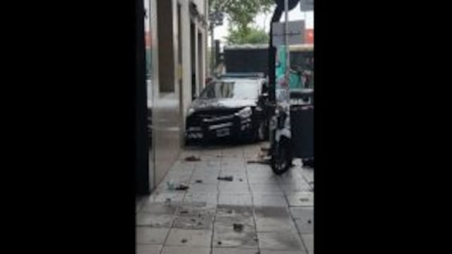 Choque patrullero Av. Libertador
