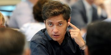 El gobernador Axel Kiciloff