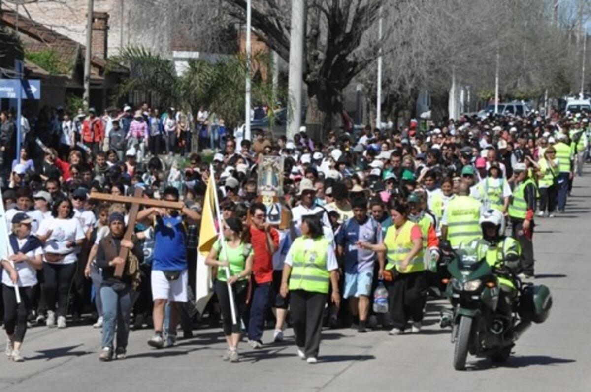 La llegada de los peregrinos desde Rosario está prevista para la mañana del domingo\u002E (El Norte)