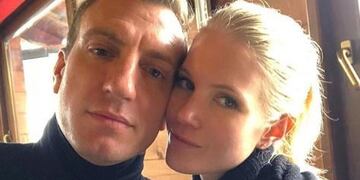 Maxi López y su novia