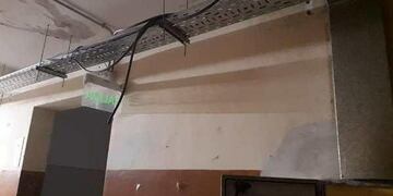 Escuela de Orán dañada por ladrones (Foto tomada de Informatesalta)