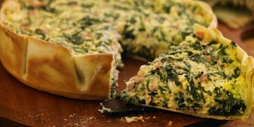 Receta de tarta de espinaca, ricota y jamón\u002E