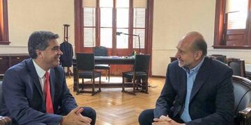 Ambos mandatarios provinciales avanzaron también en la vinculación de los puertos\u002E