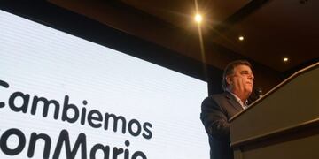 Mario Negri lanzó su candidatura a Gobernador\u002E