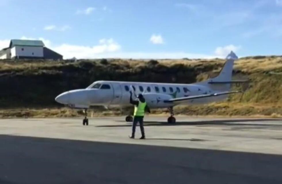 Muy buena noticia: Arribó el avión sanitario a Ushuaia