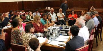 Fuerte cuestionamiento a la cantidad de funcionarios que nombró el intendente Guillermo Montenegro (Foto: Prensa Bloque Frente de Todos)