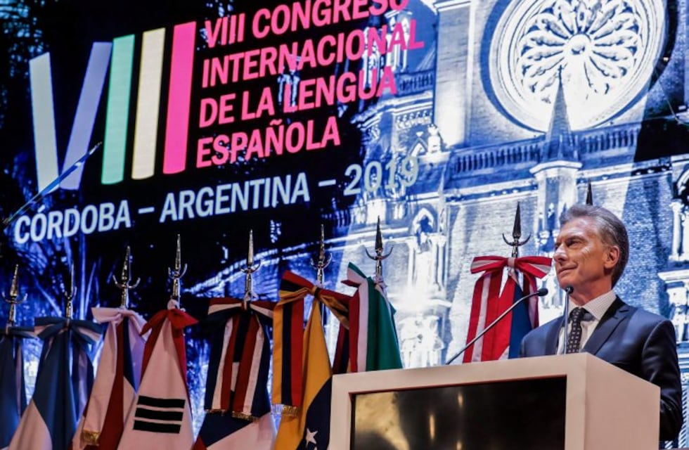 El blooper de Macri en el Congreso de la Lengua: "Imaginemos que los argentinos hablemos argentino"